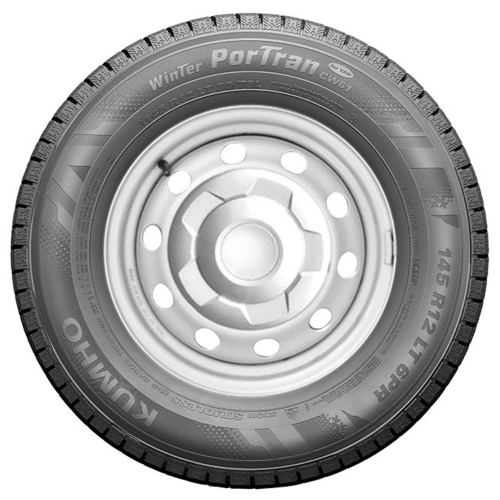 クムホタイヤ 145R12 6PR 80/78L CW61 ウインターポートラン スタッドレス 4本セット 安い 軽トラ 送料無料2024年製 KUMHO WINTER PORTRAN CW61 145R12 6PR 80⁄78L